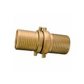 Moon American Fire Hose Short Shank Coupling Set - 2 In. NPSH - Brass 268-20111